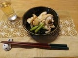 三角揚げと小松菜の煮物