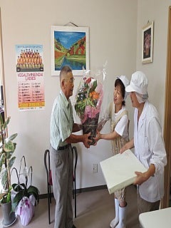 記念品贈呈