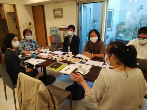 スタジオ打ち合わせ