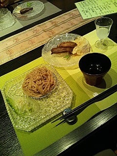 こんにゃく蕎麦