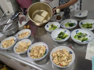 豆腐あんかけレタス