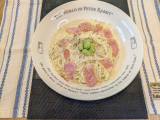 枝豆豆腐の「冷製クリームパスタ」